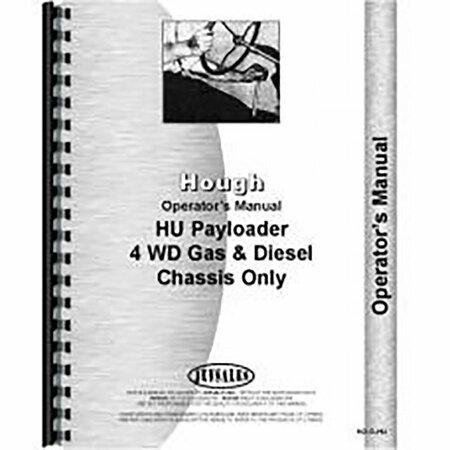 AFTERMARKET Payloader Chassis Operators Manual for Hough HU RAP72927